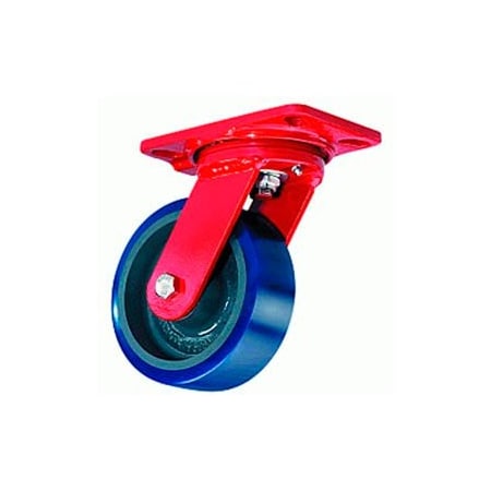 Hamilton Casters Hamilton Extra Heavy Service Swivel 6 x 2 Plastex Roller 1200 Lb. Caster S-EHS-6P